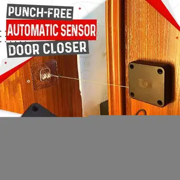 Без Перфорация Автоматичен Една Врата По-Близо Затварящ Подвижен Стъклен Вратата На Затваряне На Вратата Е Дървена Домашен Една Врата По-Близо Затваряне На Врати Автоматично Скоба Z3u0