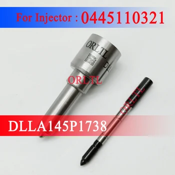 Един пулверизатор инжектор система за впръскване на горивото ORLTL DLLA145P1738 (0 433 172 062) Комплекти за ремонт на Дюзи DLLA145P1738 за 044110321 Jiangling JMC