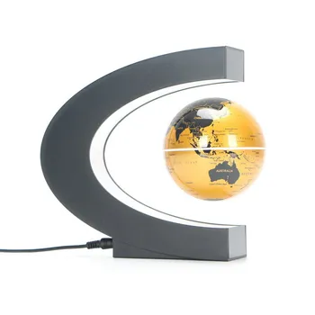 LED Карта на Света Магнитна Левитация Плаващ Глобус Домашен Електронен Антигравитационный Лампа Украса на Работния Плот Занаяти Подарък За Рожден Ден