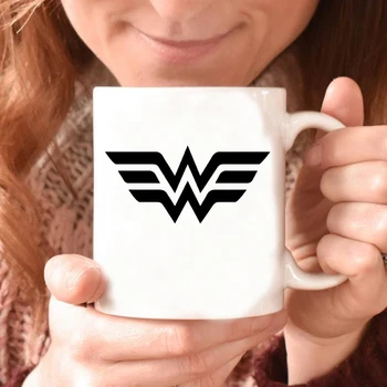 Жената-Чудо Кафеена Чаша Феминистка Момиче Силата на Супергерой Кафеена Чаша Мама Чудо Мама Самоличността на Керамични Чаши Подарък за Мама