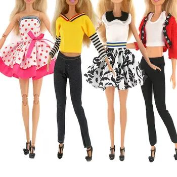 Модни Детски Подарък Играчка 2021 Най-Новата Кукла, Аксесоари За Кукли Обличам Дрехи, Ежедневни Облекла За Момичета