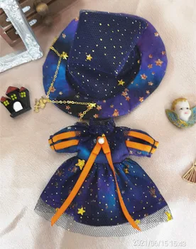 облекло Звездното сетчатое рокля специален костюм Obitsu11 OB11 1/12 костюм, палто за малки деца е на разположение за OB11 аксесоари палто