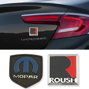 3D R ROUSH Логото на Емблемата на Иконата на Автомобилни Стикери Авто Странично Крило на Етикети на Багажника са Подходящи за Ford, Roush Fiesta Mustang GT V8 EcoBost Стайлинг
