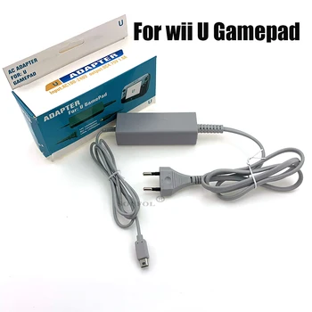 Нов Адаптер за Зарядно Устройство ac адаптер за Nintendo Wii U Геймпад Контролер Джойстик САЩ/ЕС Щепсел 100-240 В Дома Стенен Източник на Храна за WiiU Pad