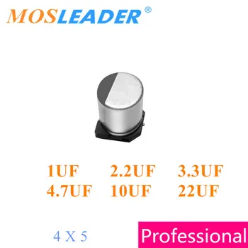Mosleader 2000 БР 4X5 1 icf 50 2,2 icf 50 На 3,3 icf 50 На 4,7 icf 10 25 50 10 icf 16 25 35 22 icf 16 В 4*5 SMD електролитни алуминиеви