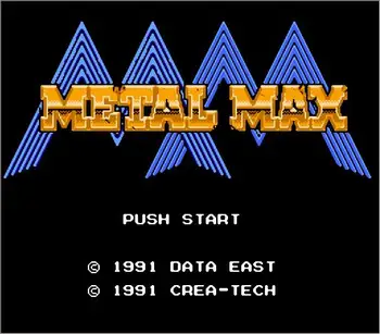 Игри Касета Metal Max на английски език за конзоли NES / ФК