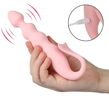 10 Степени за Зареждане Анални Топчета Включете Вибратор G-spot Масаж на Простатата Anla Стимулант Вибратор Вибратор от Секс Играчки За Жени Мастурбатор