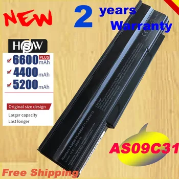HSW Нова 6 клетъчна батерия за лаптоп Gateway NV40 NV44 NV48 NV5200 серия AS09C31 AS09C71 AS09C75 БЪРЗА ДОСТАВКА