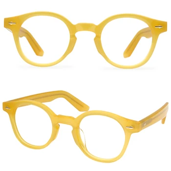 Кръгли Очила Дамски Оптични Рецепти Ацетатные Ниша Мъжки Слънчеви Очила Модерен Компютърни Очила Oculos Grau De Feminino