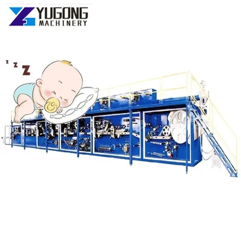 Пелена полза машина продукти подгузника бебе 2022 за възрастен, търпелив като машина на производствената линия подгузника възрастен извършване на Машина за продажба