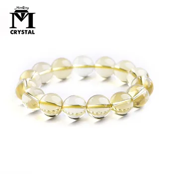 Естествен Цитрин Crystal Чакра Буда Малка Гривна От Жълт Creastly Йога Малък Камък Гривна За Жени Jewelrye Подарък