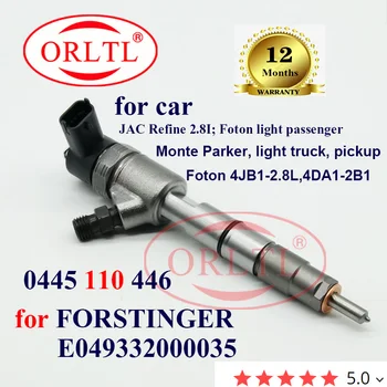 Инжектор система за впръскване на горивото ORLTL 0445110446 0 445 110 466 за E049332000035 FORSTINGER ЖСК Refine 2.8 I; Фотон лек пътнически,