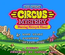 The Great Circus Мистерия 16 бита MD Игрална карта за Sega Mega Drive За Genesis