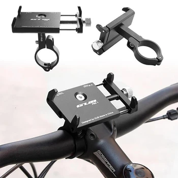 GUB-pro1 Държач за велосипед от алуминий Велосипедна Употреба Телефонна поставка за 3,5-6,2-инчов велосипед скоба за мотор