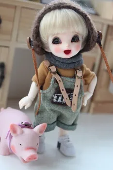 Нов bb 1/8 bjd кукла с високо качество играчки кукла понгпонг висококачествена смола точков грим