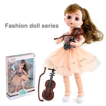 Малко Момиче Кукла Играчка Интересни Кукли, Играчки Прости Уникални Подвижни Ставите Детска Играчка за Подарък за Рожден Ден Играта