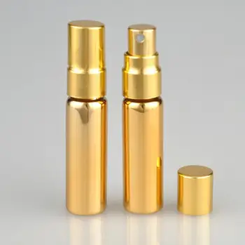 Контейнери козметична бутилки парфюм спрей движат 5МЛ преносими празни с алуминиев спрей