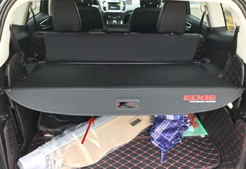 За Ford EDGE 2015-2020 Алуминиева сплав Изкуствена кожа/canvasTrunk преграда Задната кутия за вграждане Подкрепа за защита на аксесоари за автомобили