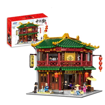 XB-01021 XINGBAO традиционен външен вид градивен елемент в строителството набор от играчки за продажба legoi