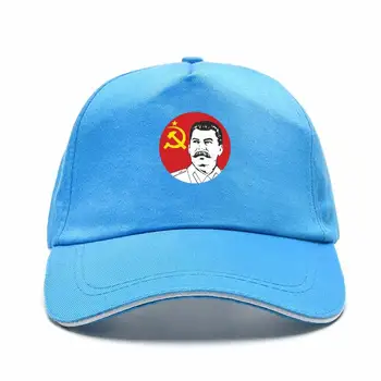 СССР Сталин бейзболна шапка на Хип-Хоп Мъжка шапка За Татко Странен Невероятна Художествена Работа С Модел С Принтом регулируема бейзболна шапка възстановяване на предишното положение bone