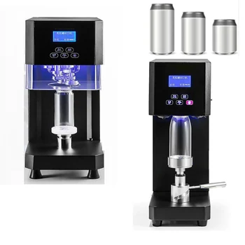 Чай с мляко и кафе може да запечатване 55 мм бутилка за напитки и машина за запечатване на кафе чай с мляко запечатване машина за запечатване на бутилки за напитки